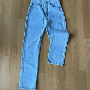 NWT Wrangler Original Cowboy Cut jean, Bleach color